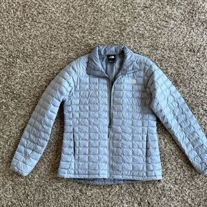 The North Face Women's Sky Blue Puffer Jacket